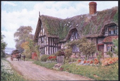 Great Comberton, Worcester, aus The Cottages and the Village Life of Rural England, veröffentlicht von Dent & Sons Limited, 1912 von Alfred Robert Quinton